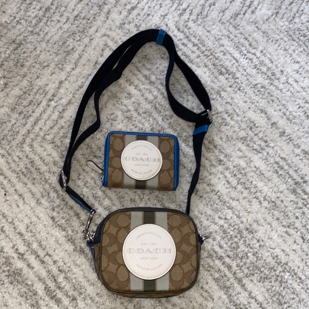 Coach mini crossbody and wallet!